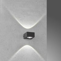 LED Aussen Wandleuchte, 8 cm x 7 cm
