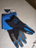 Neue Hero Velo Handschuhe, Grösse 6L, Schwarz/Cyan 6/L