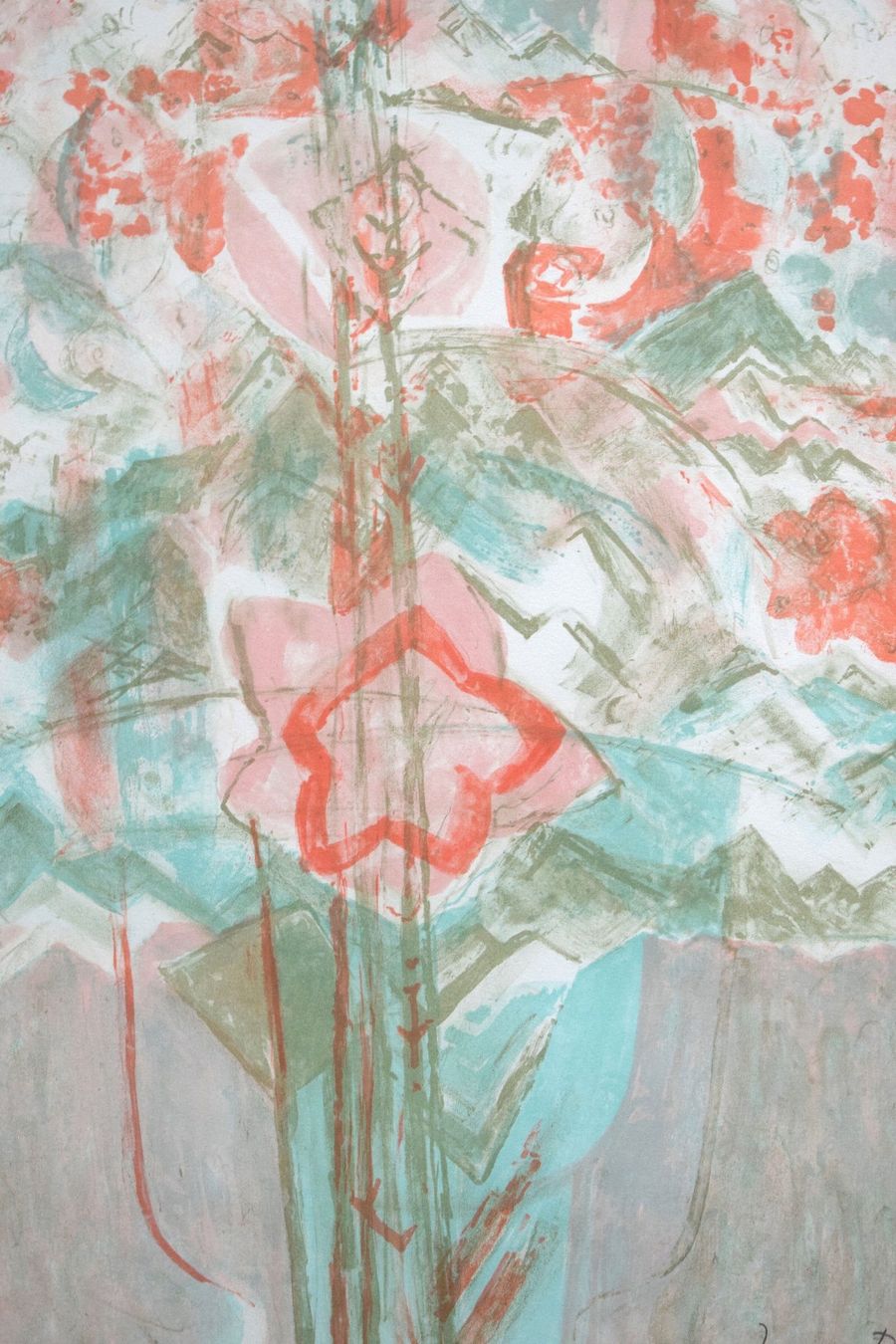 Grafica & Litografie: Irma Bamert Stillleben Blumen Blumenstrauss Freienbach – Usato da Zürich venduto da Kunstvoll 3