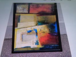 Bild farbig auf Leinwand
