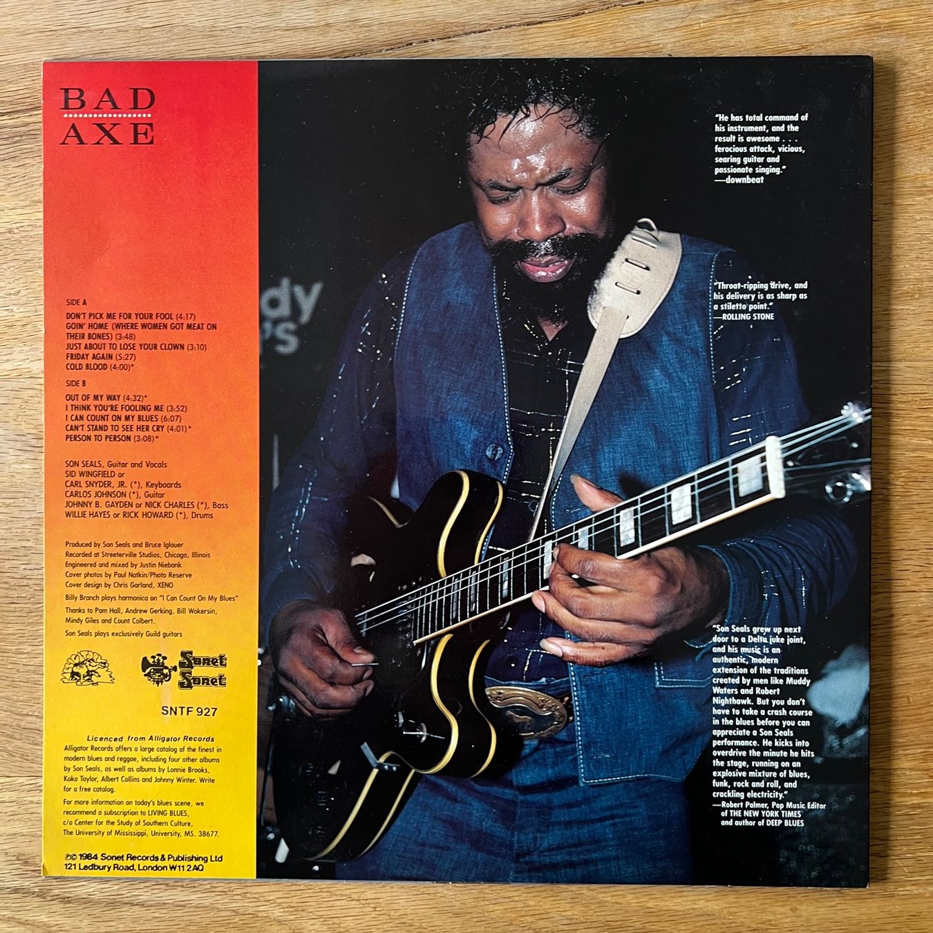 Dischi in vinile: Son Seals - Bad Axe / 1. UK-Press. 1984 - TOP – Usato da Gais venduto da soundcave57 3