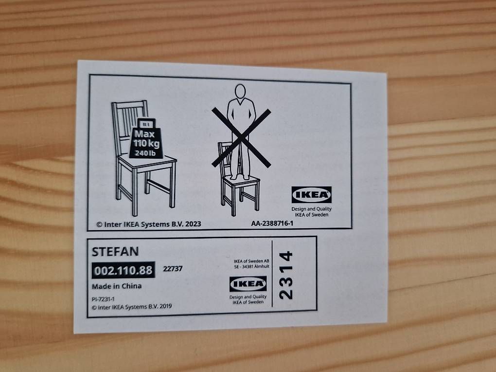 Ikea Stühle: 4 Stühle (IKEA Stefan) – Gebraucht aus Rüti ZH von and_gwr9 4