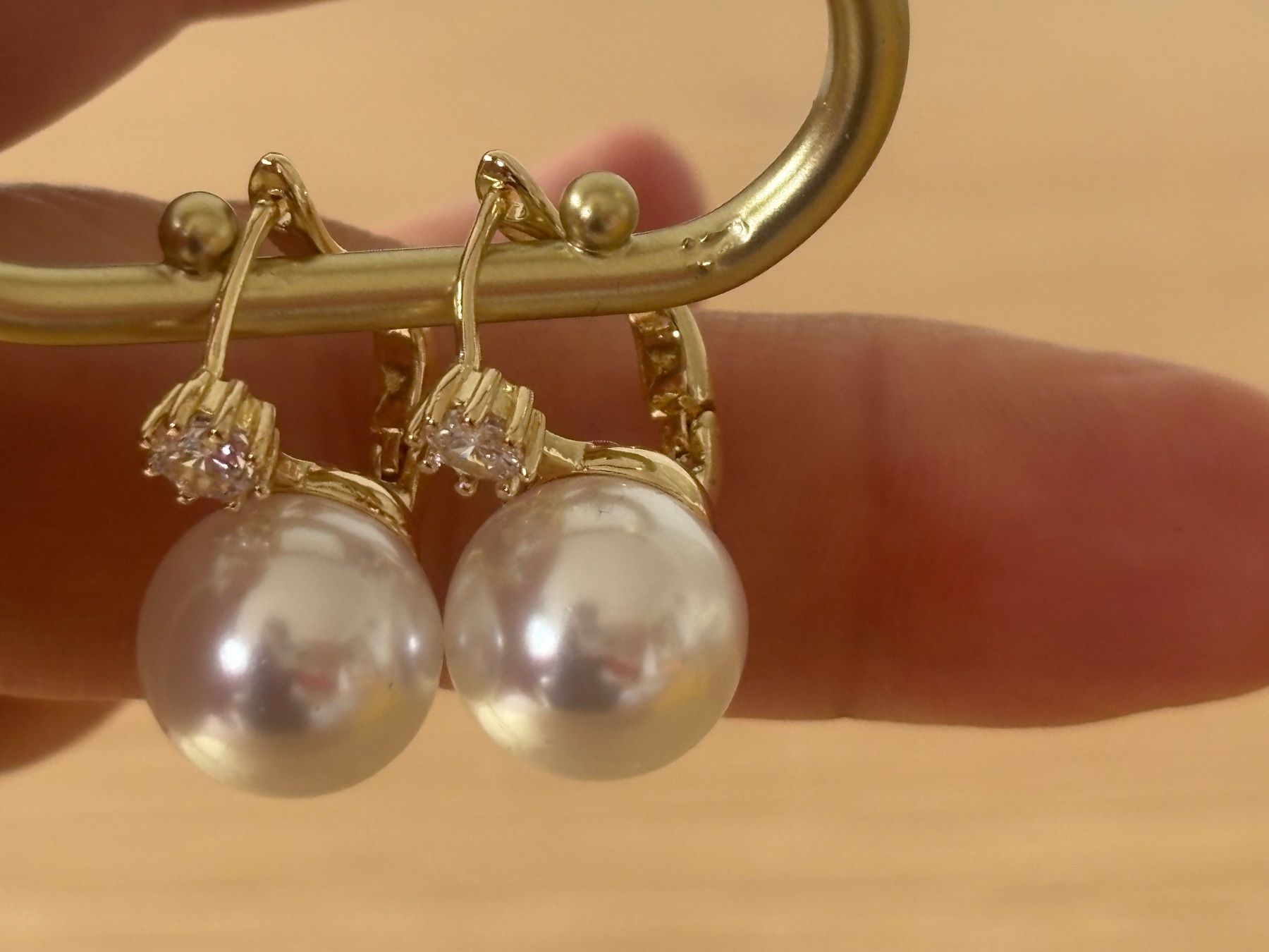 Orecchini pendenti & Orecchini a lobo: Luxus Elegante Ohrschmuck Ohrstecker Goldfarben – Nuovo (secondo la descrizione) da Biel-Bienne venduto da Roserosse13 2