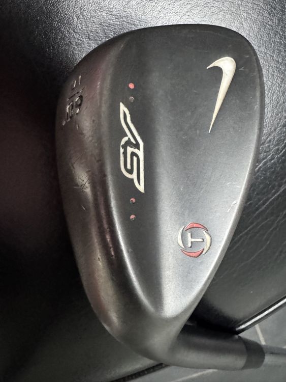 Nike Mazze & Set: Nike Golfsport SV Tour Wedge Lob Nike 60/10 LH schwarz – Usato da Gurmels venduto da topsommer 1