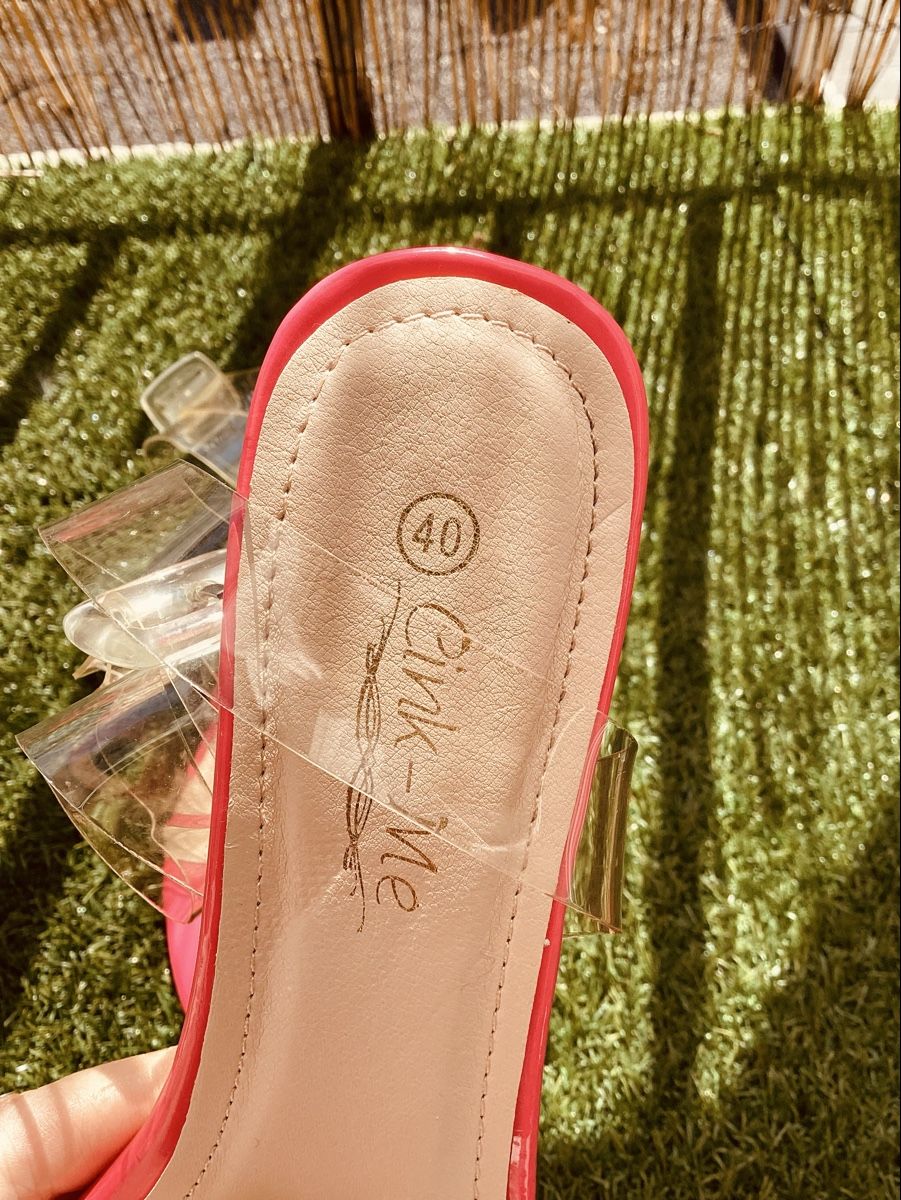Damenschuhe: Transparente rosa Sommersandalen, Größe 40 – Gebraucht aus Luzern von lei_5btm 6