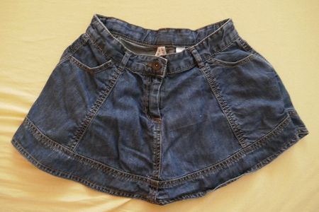 Hübscher Jeansjupe, Gr. 6 J. (114 cm)