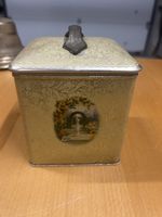 Vintage Keksdose / Blechdose mit Henkel von Usego