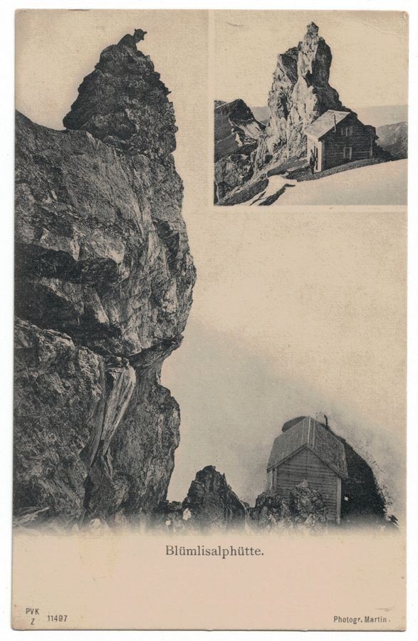 Cartoline postali: Blümlisalphütte SAC, um 1910 – Usato da Frauenfeld venduto da POML