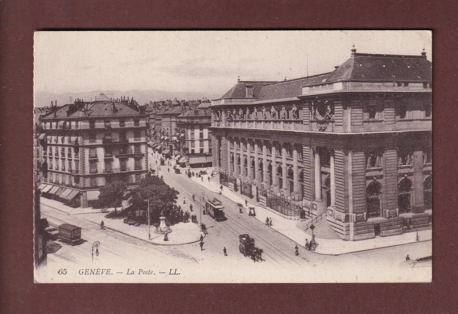 Cartoline postali: GENEVE - La Poste – Usato da Pully venduto da nicecards-shop