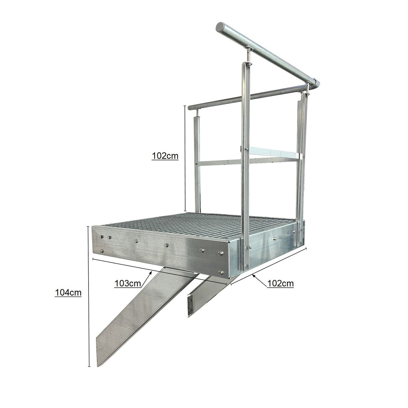 Altro: Podest Wangentreppe 100x100cm (front) – Nuovo e nell'imballaggio originale da Bottighofen venduto da zaap 4