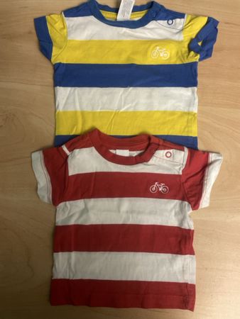 2 C&A T-Shirts Gr. 62, Sommer Kleider, Neu
