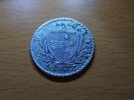Aargau: 5 Batzen 1826