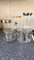 5er Set Vorratsgläser / Glasbehälter / Glasdose top Zustand