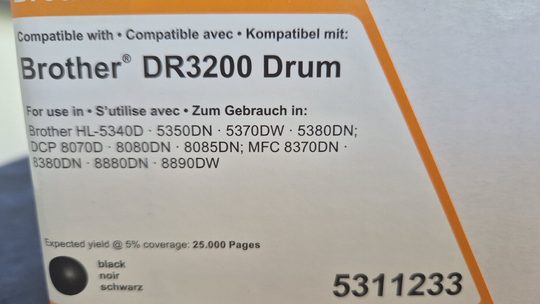 Filamento: Brother DR3200 Drum - neu Originalverpackung – Nuovo e nell'imballaggio originale da Dietlikon venduto da esma60