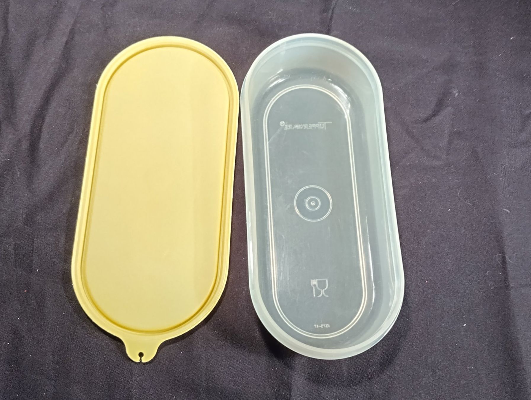 Tupperware Behälter & Ähnliches: Tupperware Behälter, gelber Deckel – Gebraucht aus Bellach von JingleCherry 1