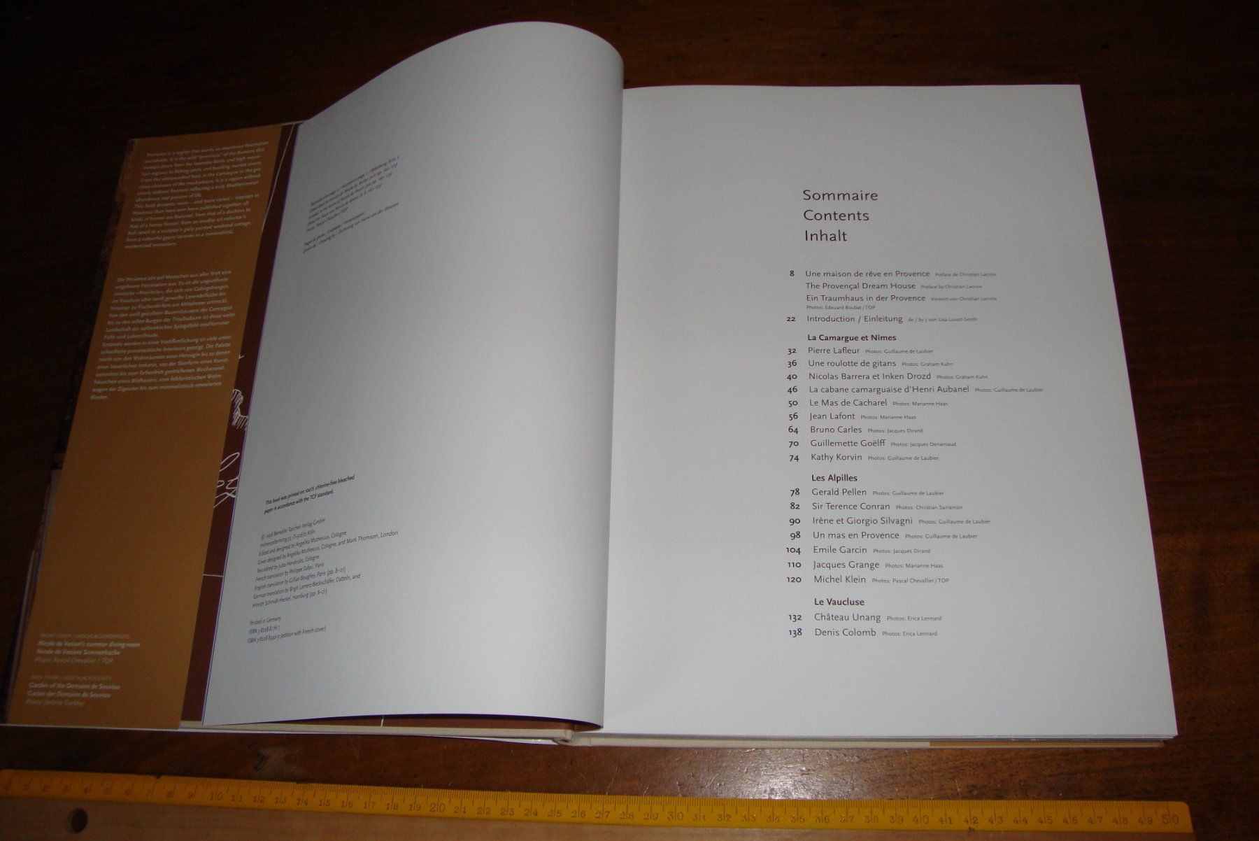 Livres: PROVENCE INTERIORS Sprachen F, D, E Kunstbuch Einband Leinen – D'occasion à Bern par carola31 2