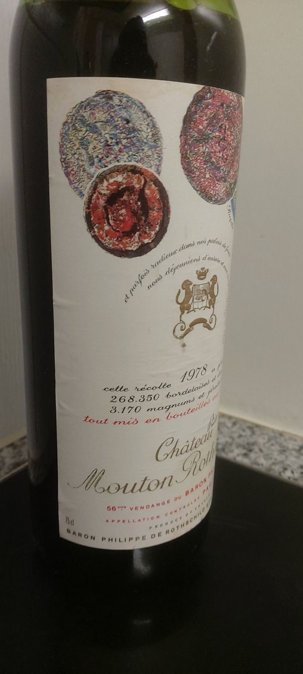 Mouton Rothschild Vino: Château Mouton Rothschild 1978 – Nuovo (secondo la descrizione) da Grenchen venduto da poggione 2