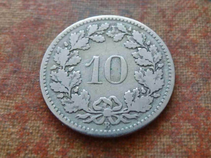 Tutti le monete: 10 Rp. 1883  (A) – Usato da Romanel-sur-Lausanne venduto da Swift13 1