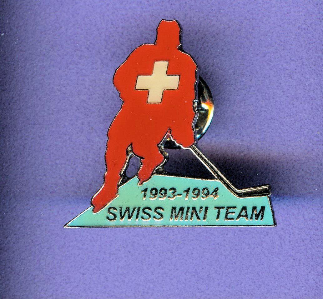 Placchette & Badge: SWISS MINI TEAM  1993  - 1994 – Usato da Winterthur venduto da Sammleroase