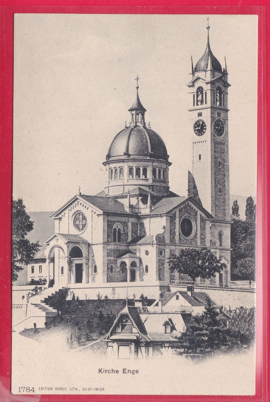 Cartoline postali: KIRCHE ENGE – Usato da Oberrieden venduto da Gebirgsstelze