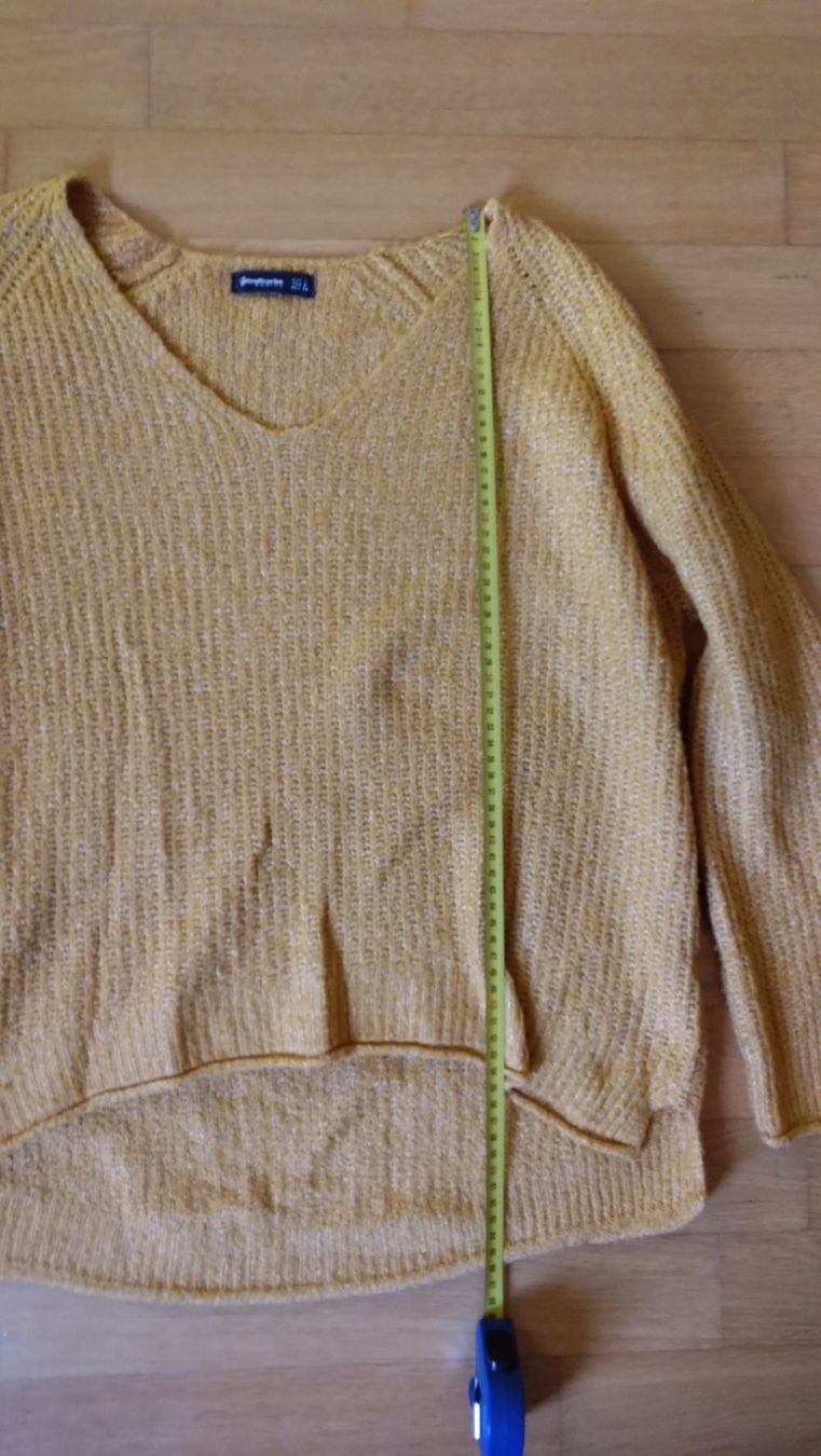 Stradivarius Maglioni & Felpe: Stradivarius Strickpullover, Gr. S, Senfgelb – Usato da Fislisbach venduto da Maieriisli25 6