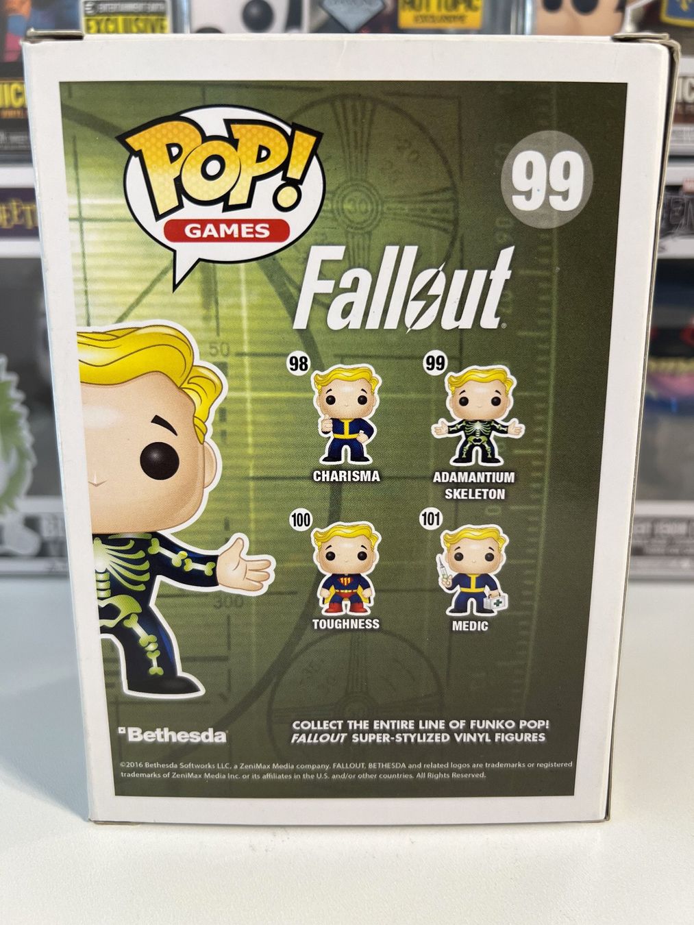 Funko Statuette: Funko POP! Games Fallout Adamantium Skeleton Edition Limitée – Usato da Le Mouret venduto da perfectbijou 2