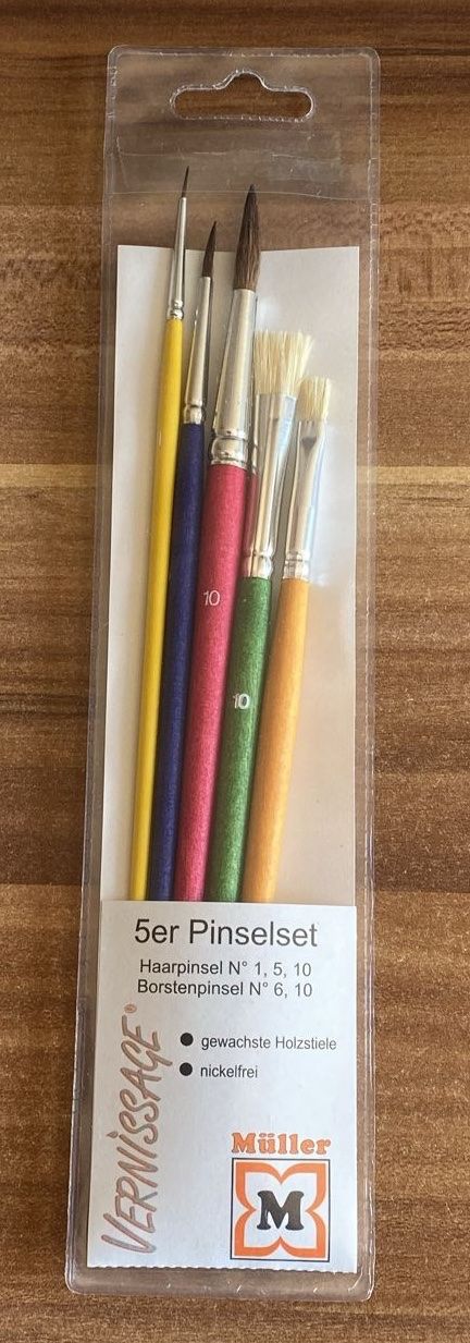 Pinsel: Vernissage 5er Pinselset – Neu und originalverpackt aus Wagenhausen von Svema