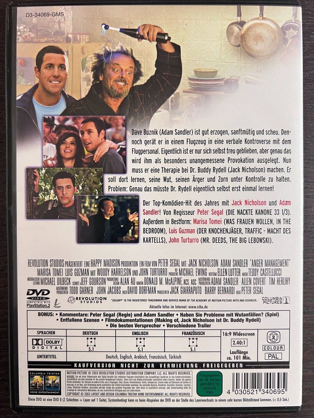 Tous les DVDs: Die Wutprobe – D'occasion à Zürich par FilmFreunde 1