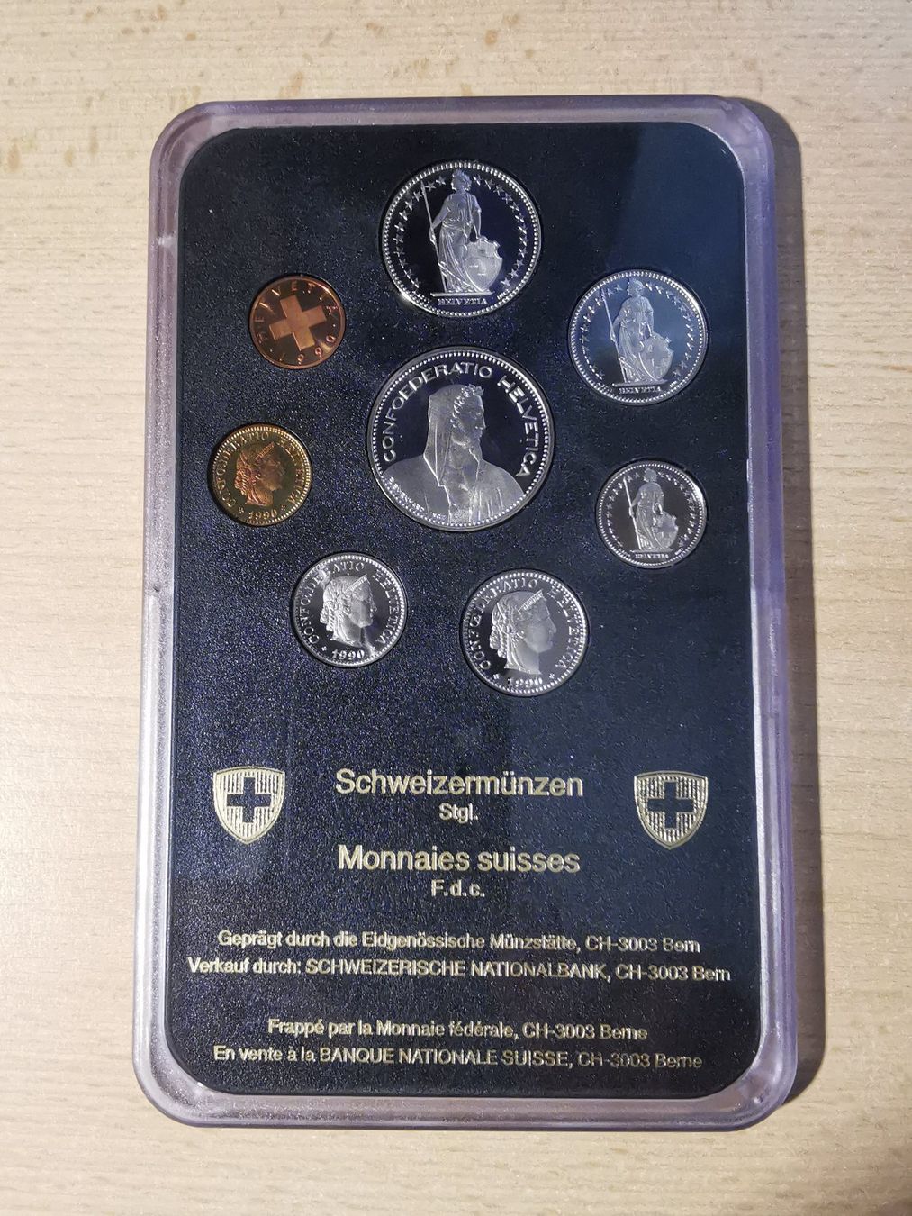 Tutti le monete: Jeu de pièces Suisse année 1990 FDC – Nuovo (secondo la descrizione) da Carouge GE venduto da mic_vjr5 1