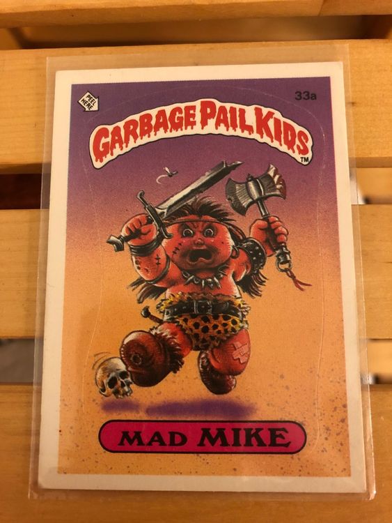 Carte Garbage Pail Kids Les Crados card Topps de 1985 Phony Lisa
