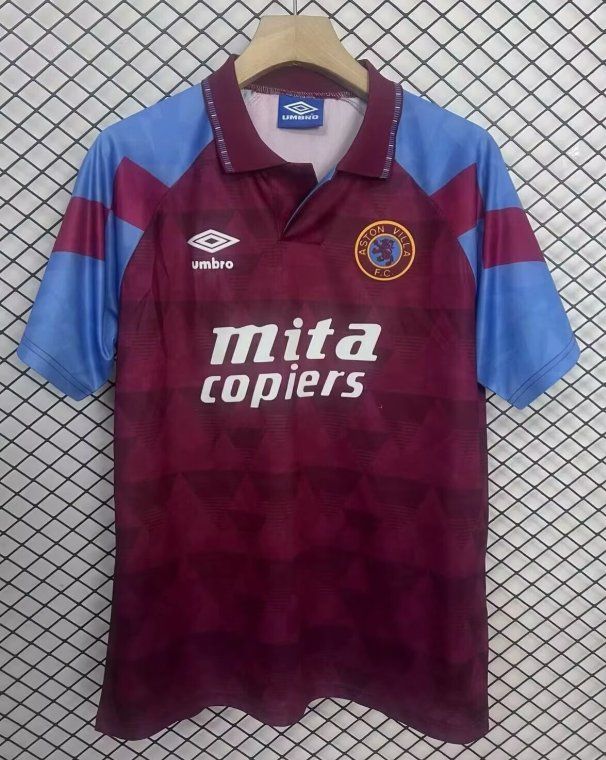 Canottiere & Pantaloni: Trikot Aston Villa Retro – Nuovo e nell'imballaggio originale da Trimbach venduto da TurbinaDiesel