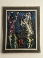 Grosses Öl Gemälde von Oskar Barblan 1909 - 1987