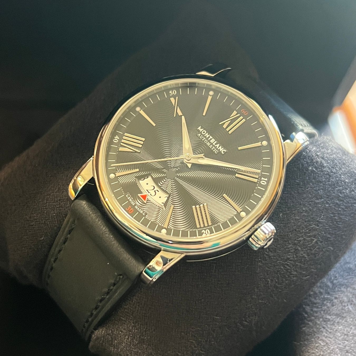 Montblanc Orologi: Montblanc 4810 Black Dial Full Set 7390 – Usato da Carouge GE venduto da Watchaser 8