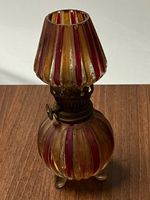 Sehr schöne antike Miniatur-ÖLLAMPE / zirka 1880-1910