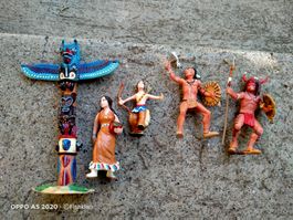 Lot Figuren Totem Plastoy & Papo / Räumung Flohmarkt