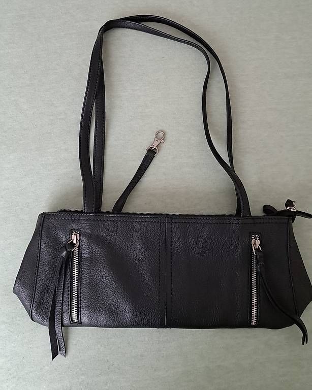 Borse da donna: Leder-Handtasche schwarz – Usato da Uetikon am See venduto da graziella82