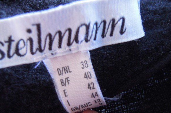 Kleider: Gr. 38 STEILMANN Kleid  grau schwarz s. Masse – Gebraucht aus Basel von FRAU.ZAUBER.MOND 6