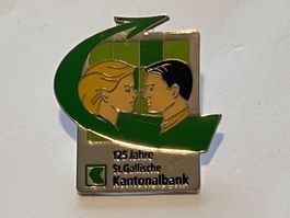 1 Pin St. Gallische Kantonalbank 125 Jahre