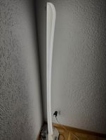LED-Stehleuchte Silber / Weiss Touch