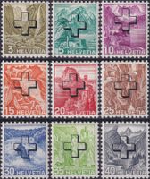 1938, Bundesverwaltung, Nr.28z-36z ungebraucht, Kat: 150.-