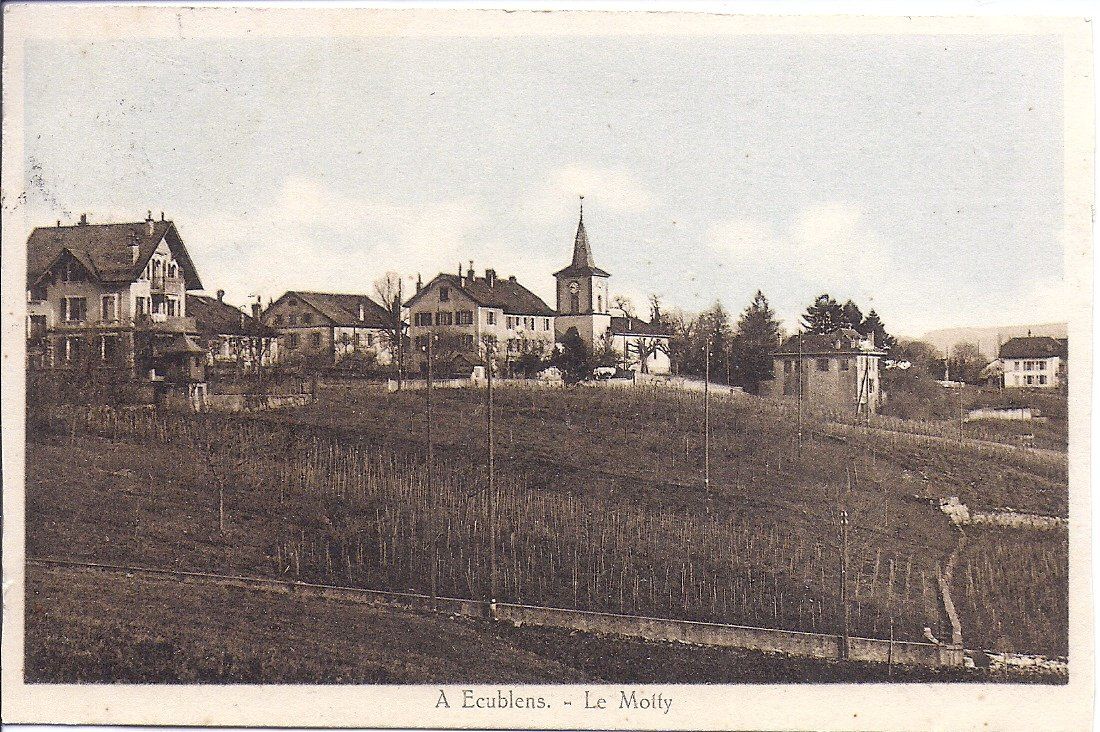 Cartoline postali: ECUBLENS, le motty – Usato da Les Verrières venduto da Scampi0