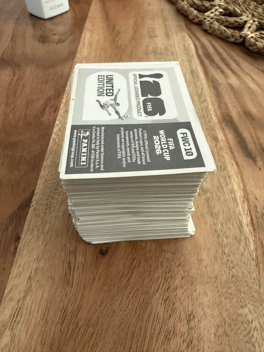 Panini Sammelbilder & Trading cards: 150 Panini WM 26 Sticker – Gebraucht aus Staad SG von dali_at 2