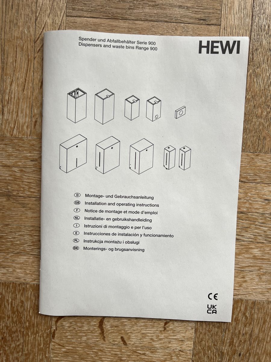 Portasciugamani: HEWI System 900 Papierhandtuchspender weiss matt – Nuovo e nell'imballaggio originale da Zürich venduto da apikalypse 2