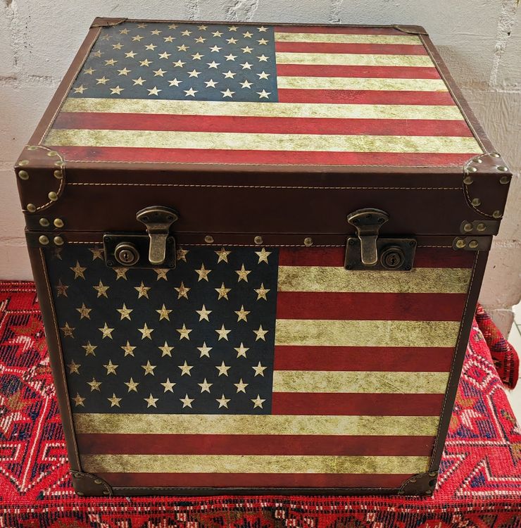 Akachafactory Stickerbogen 'Flagge Der USA' – Selbstklebend, 50x37 Mm, Zur Sammlungsordnung