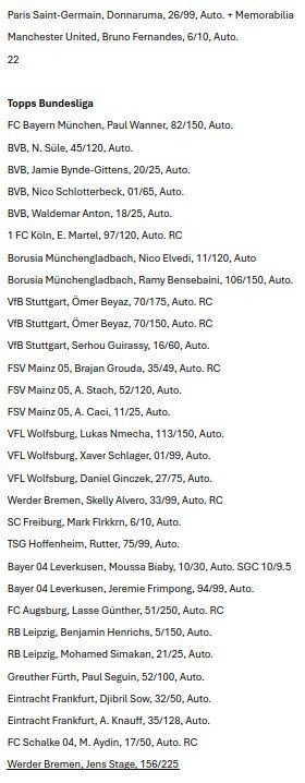 Cartoline: 140 Fussball Sammelkarten Autogramm, Topps, Leaf, Panini – Usato da Bern venduto da gugo01 4