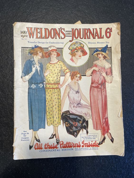 Vintage Weldon‘s Katalog 1922 (Gebraucht) in Wengen für CHF 5 mit