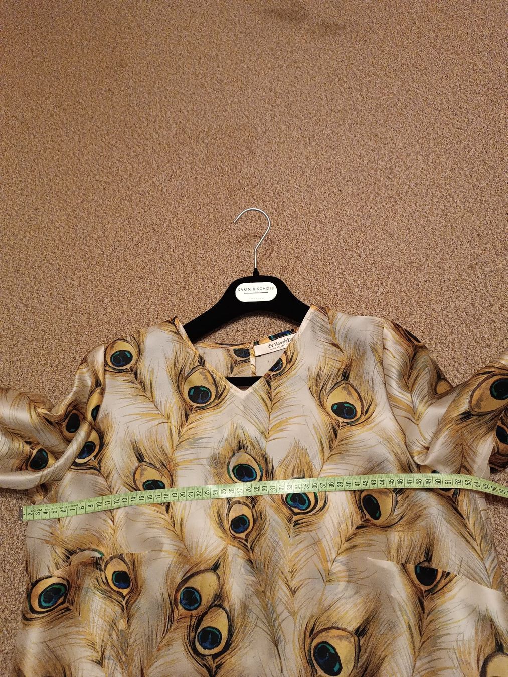 Top: Seiden Top Pfauenauge-Muster – Nuovo e nell'imballaggio originale da Horn venduto da sonjamenzi 5