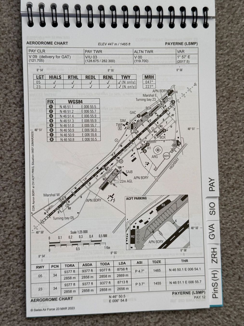 Libri: Anflugkarten Schweizer Luftwaffe – Usato da Brütten venduto da Hst1 5