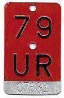 Velonummer Uri UR 79