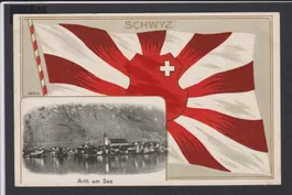 Arth   SZ   :   alte Ansichtskarte vom 12.4.1909
